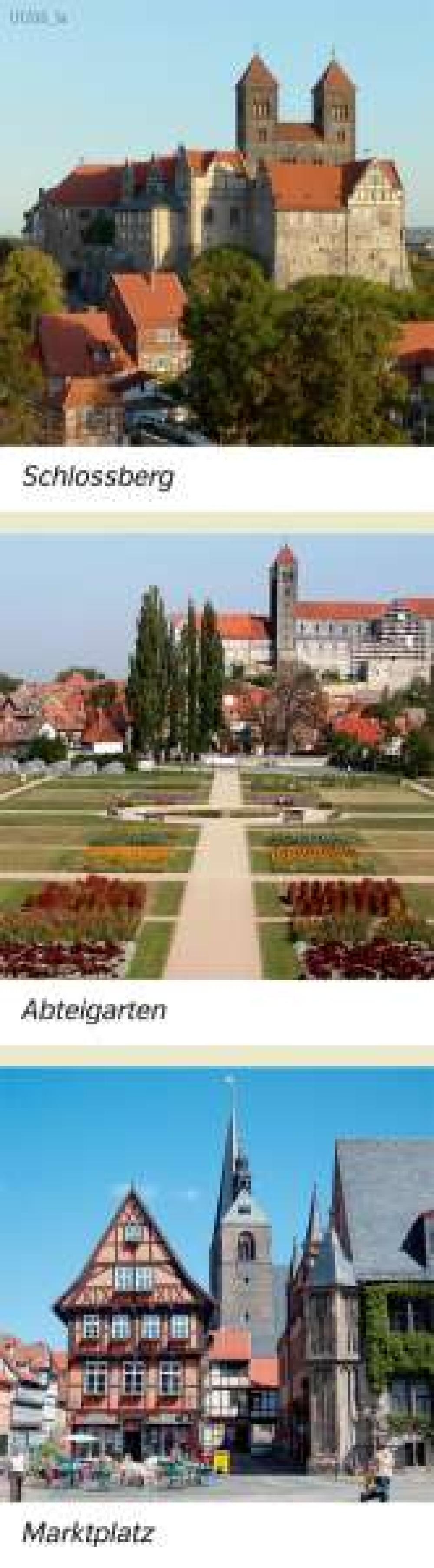 Quedlinburg Schlossbergabteigartenmarktplatz 978 3 14 100384 0 19 2 11 Diercke 2023 8490