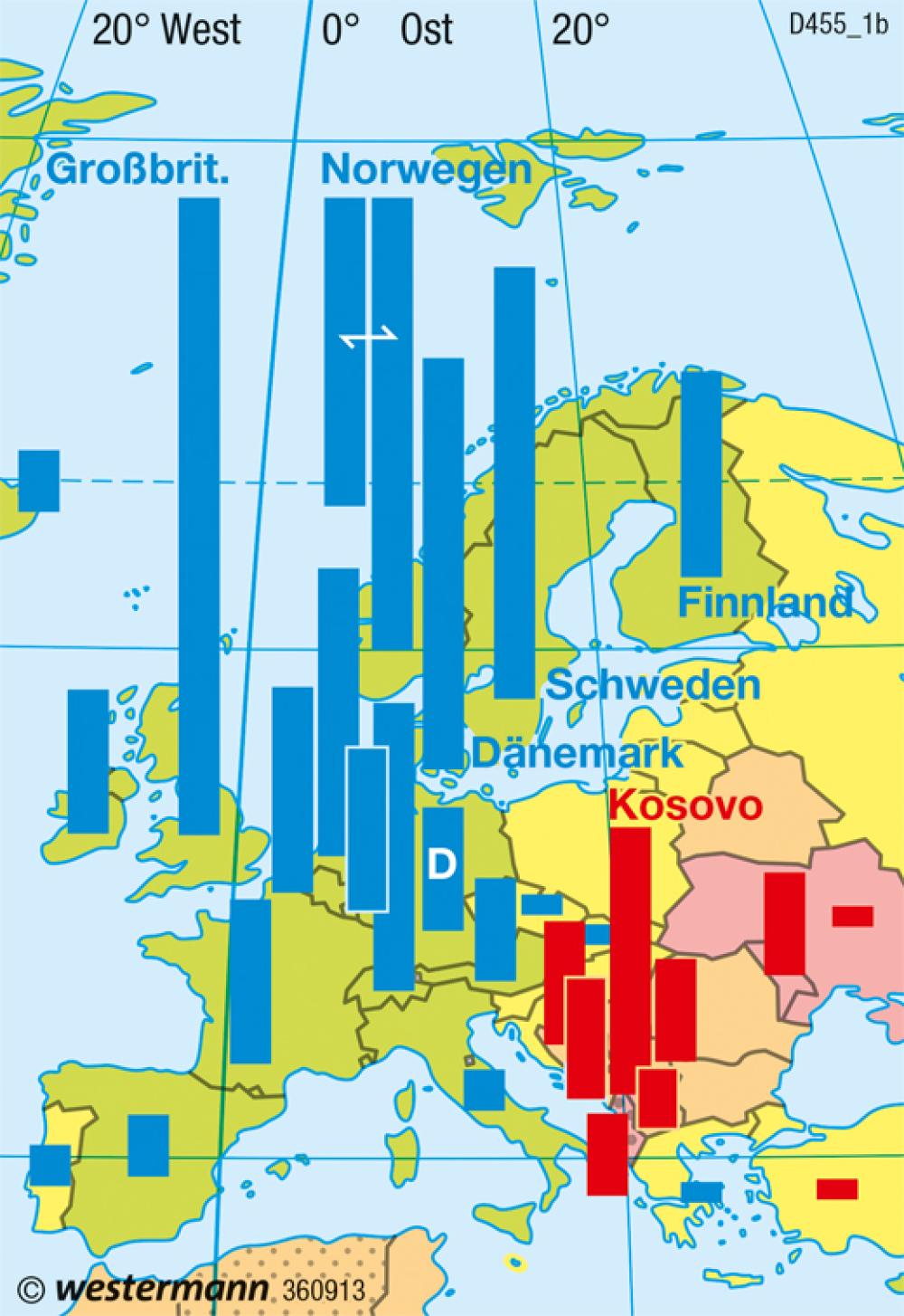 Bild der Karte Wirtschaft - Europa - Erde - Erde - Entwicklungsstand der Staaten