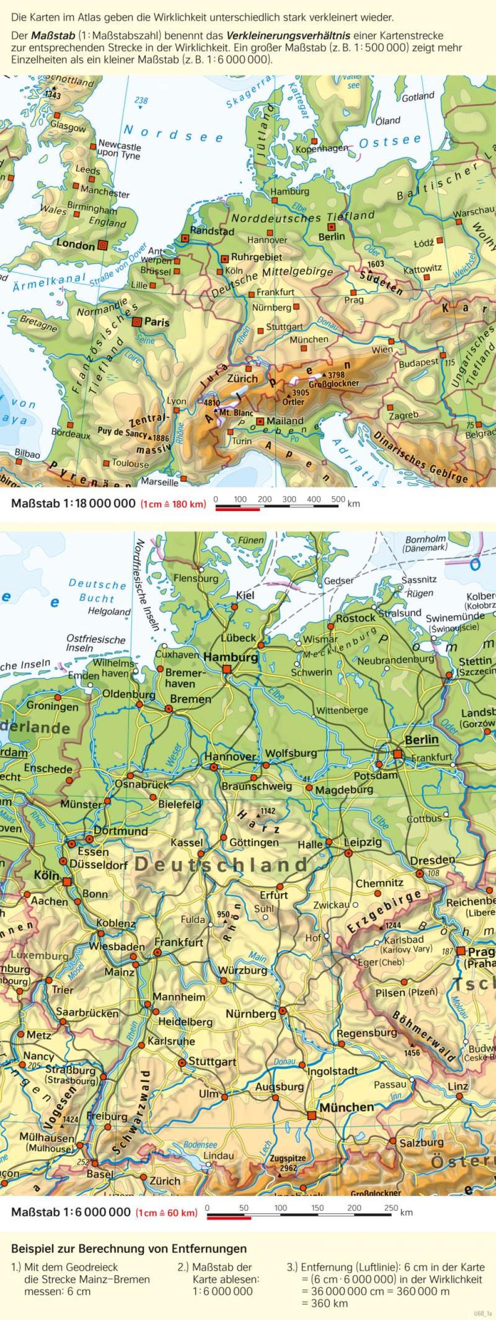 Bild der Karte Deutschland - Deutschland - Deutschland - Orientierung